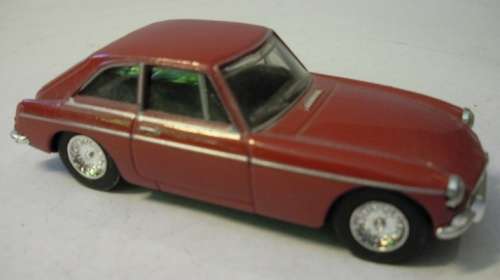 MGB GT V8 1973 maroon 1/43 Dinky NEW+showcased  #5092 instant wheels