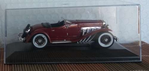 Duesenberg J Spider 1935 maroon 1/43 IXO NEW+showcased  #5111 instant wheels