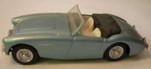 Austin Healey convertible1961 blue-silver 1/43Dinky NEW+showcased  #5119 instant wheels
