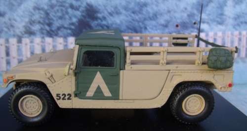 Hummer H1 Pick-Up 2000 Desert Storm-beige 1/43 VICTORIA NEW+showcased  #5121 instant wheels