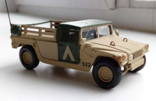 Hummer H1 Pick-Up 2000 Desert Storm-beige 1/43 VICTORIA NEW+showcased  #5121 instant wheels