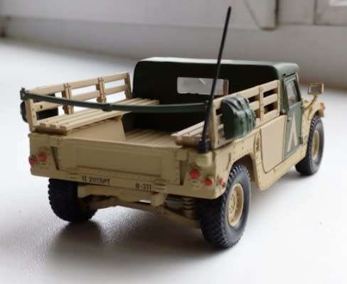 Hummer H1 Pick-Up 2000 Desert Storm-beige 1/43 VICTORIA NEW+showcased  #5121 instant wheels