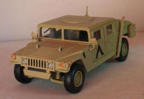 Hummer H1 Command 2000 Desert Storm-beige 1/43 VICTORIA NEW+showcase   #5122 instant wheels