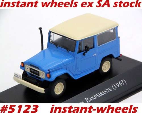 Toyota Land Cruiser J40 Beiderante 1967 blue 1/43 IXO NEW+boxed FREE delivery #5123 instant wheels
