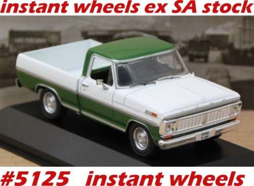 Ford F-100 1978 white+green 1/43 IXO NEW+boxed  #5125 instant wheels