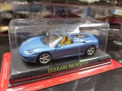 Ferrari 360 Spider (Modena) 2000 blue-met 1/43 IXO NEWinBlister  #5132 instant wheels