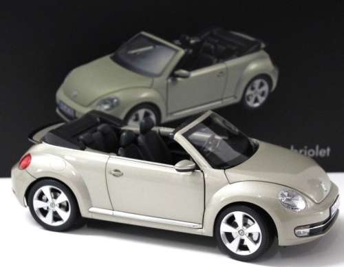 Volkswagen New Beetle Cabriolet 2013 beige 1/18 Kyosho NEW+boxed  #8060 instant wheels
