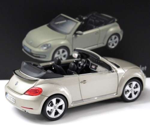 Volkswagen New Beetle Cabriolet 2013 beige 1/18 Kyosho NEW+boxed  #8060 instant wheels