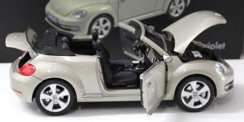 Volkswagen New Beetle Cabriolet 2013 beige 1/18 Kyosho NEW+boxed  #8060 instant wheels