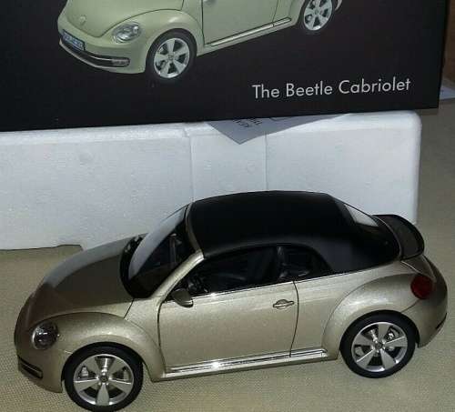 Volkswagen New Beetle Cabriolet 2013 beige 1/18 Kyosho NEW+boxed  #8060 instant wheels