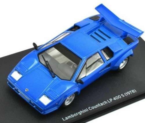 Lamborghini Countach LP 400 Southern 1978 blue 1/43 IXO NEW+boxed  #5142 instant wheels