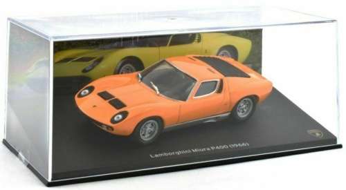 Lamborghini Miura P400 1966 orange 1/43 IXO NEW+boxed  #5143 instant wheels