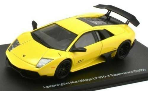 Lamborghini Murcielago LP670-4 Superveloce `09 yellow 1/43 IXO NEW+box #5144 instant wheels