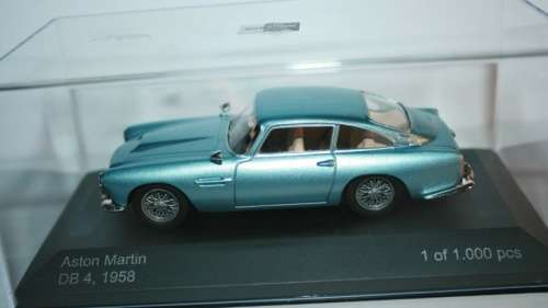 Aston Martin DB4 1958 light-blue-met 1/43 WhiteBox NEW+boxed  #5146 instant wheels