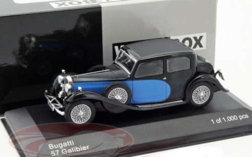 Bugatti 57 Galibier 1934 blue/black 1/43 Whitebox NEW+boxed  #5147 instant wheels