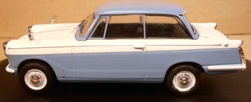 Triumph Herald 1959 blue/white 1/43 WhiteBox NEW+boxed  #5153 instant wheels