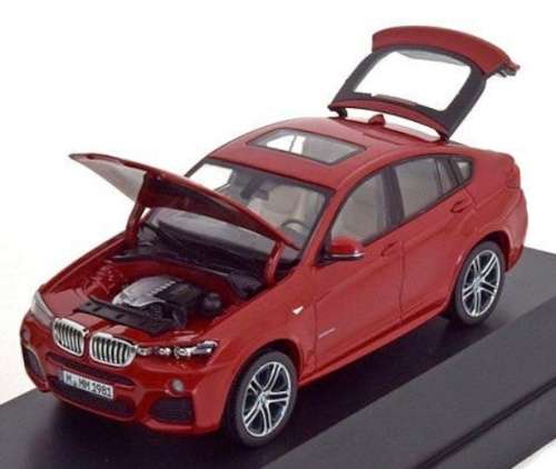 BMW X4 2015 red-met 1/43 Herpa NEW+boxed  #5157 instant wheels