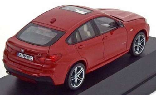 BMW X4 2015 red-met 1/43 Herpa NEW+boxed  #5157 instant wheels