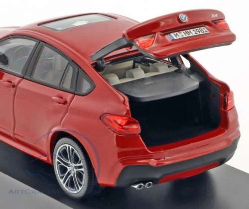 BMW X4 2015 red-met 1/43 Herpa NEW+boxed  #5157 instant wheels