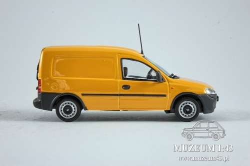 Opel Combo Van 2012 yellow 1/43 Minichamps NEW+boxed  #5168 instant wheels