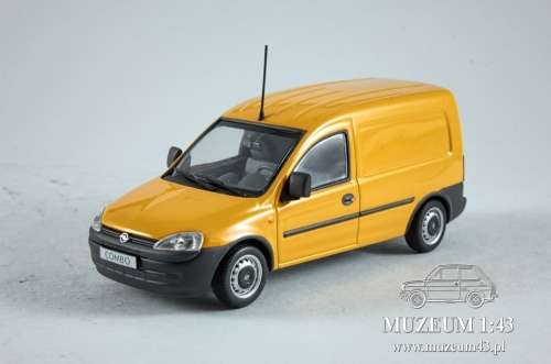 Opel Combo Van 2012 yellow 1/43 Minichamps NEW+boxed  #5168 instant wheels