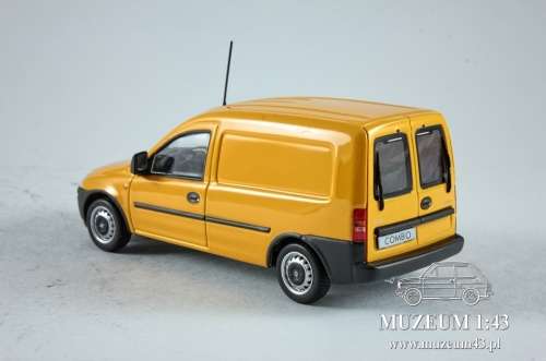 Opel Combo Van 2012 yellow 1/43 Minichamps NEW+boxed  #5168 instant wheels