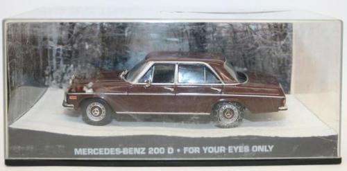 Mercedes 200 D/8 (W114) 1968 brown 1/43 IXO JBond007 NEW+boxed  #5169 instant wheels