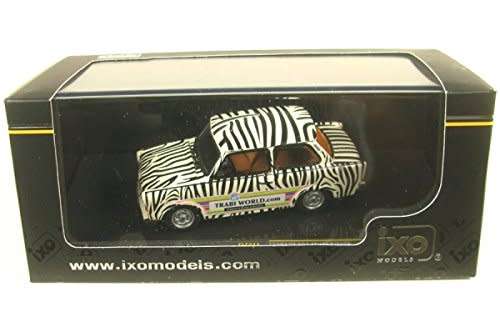 Trabant 601 1970 IXO TrabiWorld Zebra pattern 1/43 IXO NEW+boxed  #5174 instant wheels