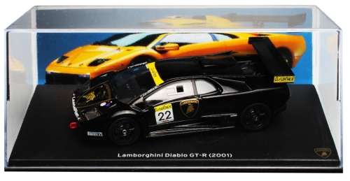 Lamborghini Diablo GT-R #22 `01 black 1/43 IXO NEW+boxed  #5175 instant wheels
