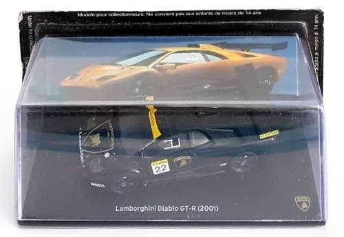Lamborghini Diablo GT-R #22 `01 black 1/43 IXO NEW+boxed  #5175 instant wheels