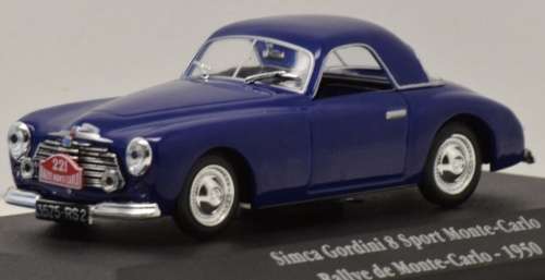 Simca Gordini 8 Sport Monte-Carlo 1950 blue 1/43 IXO NEW+boxed  #5178 instant wheels