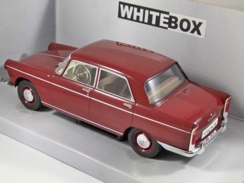 Peugeot 404 1960 red 1/24 Whitebox NEW+boxed  #2191 instant wheels