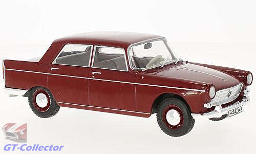 Peugeot 404 1960 red 1/24 Whitebox NEW+boxed  #2191 instant wheels