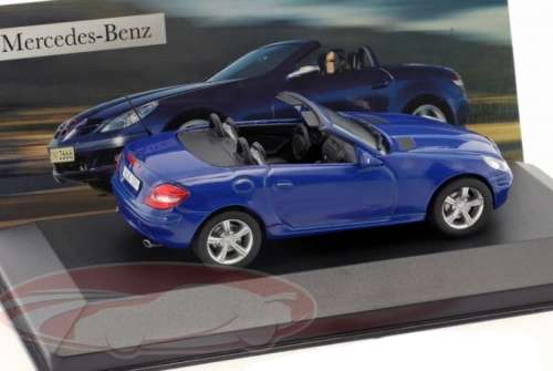 Mercedes SLK 350 (R171) 2004 blue 1/43 IXO NEW+boxed  #5182 instant wheels