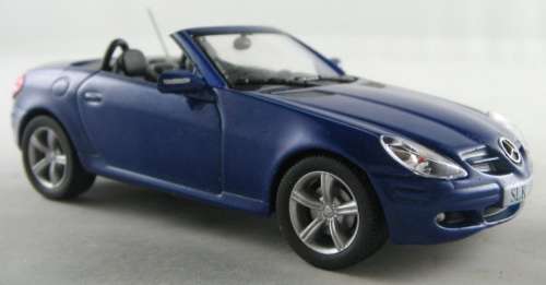 Mercedes SLK 350 (R171) 2004 blue 1/43 IXO NEW+boxed  #5182 instant wheels