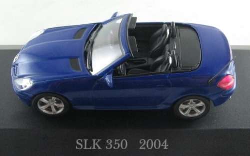 Mercedes SLK 350 (R171) 2004 blue 1/43 IXO NEW+boxed  #5182 instant wheels