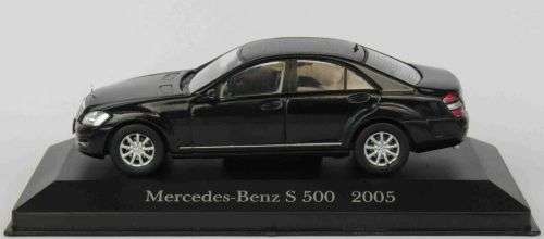 Mercedes-Benz S 500 (W221) 2006 dark blue 1/43 IXO NEW+boxed  #5183 instant wheels
