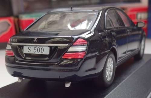 Mercedes-Benz S 500 (W221) 2006 dark blue 1/43 IXO NEW+boxed  #5183 instant wheels