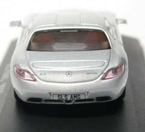 Mercedes-Benz SLS AMG (C197) 2010 silver 1/43 IXO NEWinBlister  #5185 instant wheels