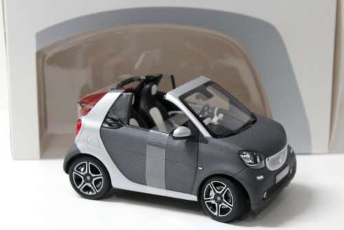 Smart fortwo Cabriolet A453 2015 grey-matte Norev NEW+boxed FREE Delivery #8998 instant wheels