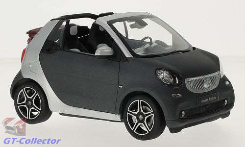 Smart fortwo Cabriolet A453 2015 grey-matte Norev NEW+boxed FREE Delivery #8998 instant wheels