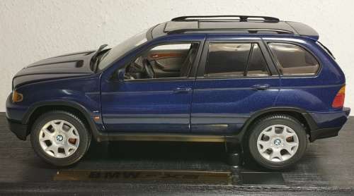 BMW X5 series (E53) 1999 dk.blue-met 1/18 Anson (30835) NEW+boxed  #8998 instant wheels