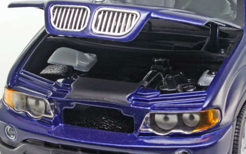 BMW X5 series (E53) 1999 dk.blue-met 1/18 Anson (30835) NEW+boxed  #8998 instant wheels