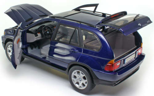 BMW X5 series (E53) 1999 dk.blue-met 1/18 Anson (30835) NEW+boxed  #8998 instant wheels