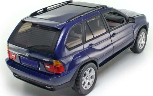 BMW X5 series (E53) 1999 dk.blue-met 1/18 Anson (30835) NEW+boxed  #8998 instant wheels