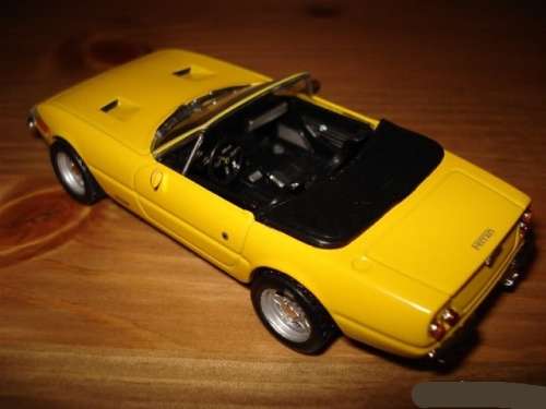 Ferrari 365 GTS 4 1968 Yellow 1/43 HotWheels NEW+showcased  #5200 instant wheels