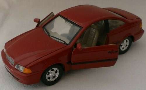 Volvo C70 Coupe 2005 red 1/43 Schuco NEW+showcased  #5207 instant wheels