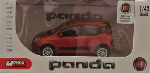 Fiat Nouva Panda 2012 red 1/43 Mondo Motors NEW+boxed  #5214 instant wheels