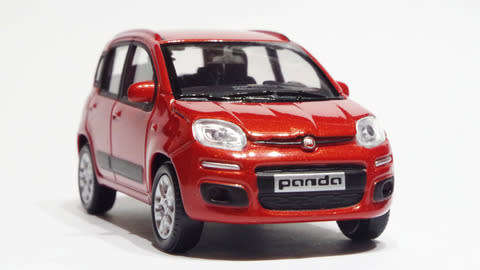 Fiat Nouva Panda 2012 red 1/43 Mondo Motors NEW+boxed  #5214 instant wheels