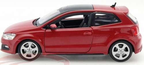 Volkswagen Polo V GTI Mk.5 2012 red 1/24 Bburago NEW+boxed  #2199 instant wheels